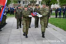 Pietny akt kladenia vencov pri prleitosti 79. vroia oslobodenia mesta Martin